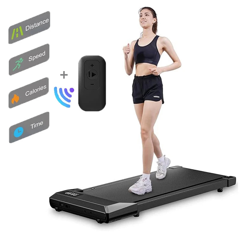 Elektrisches Laufband 2in1 – Tragbar, rutschfeste 5-Schicht-Pedale, für Zuhause & Büro
