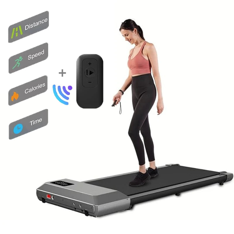 Elektrisches Laufband 2in1 – Tragbar, rutschfeste 5-Schicht-Pedale, für Zuhause & Büro