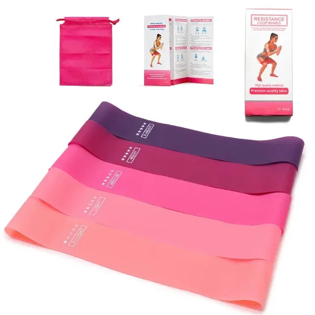 Elastische Widerstandsbänder für Fitness & Yoga