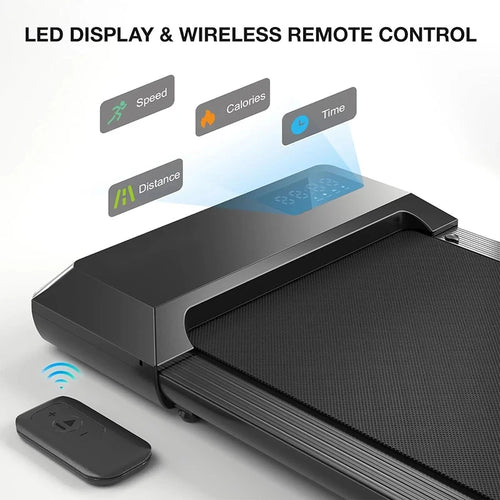 Elektrisches Laufband 2in1 – Tragbar, rutschfeste 5-Schicht-Pedale, für Zuhause & Büro